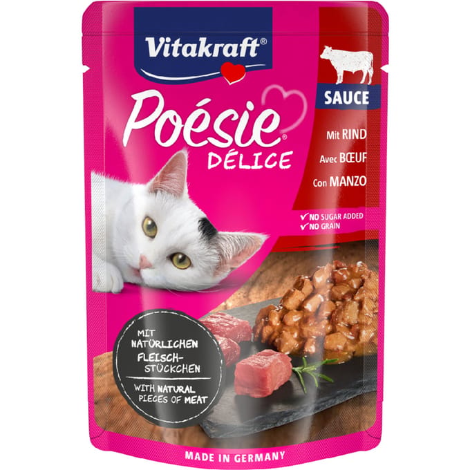 23x85g Vitakraft Poésie Délice Rund nat kattenvoer
