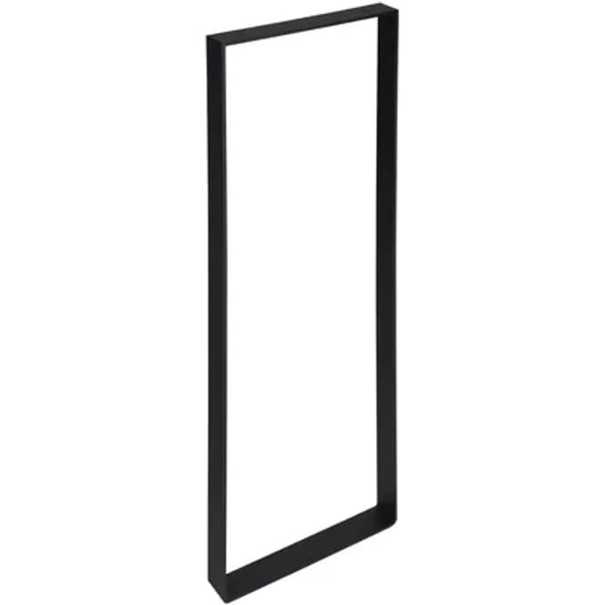 Duraline Tafelpoot Plat Staal Mat Zwart 4x30x80cm