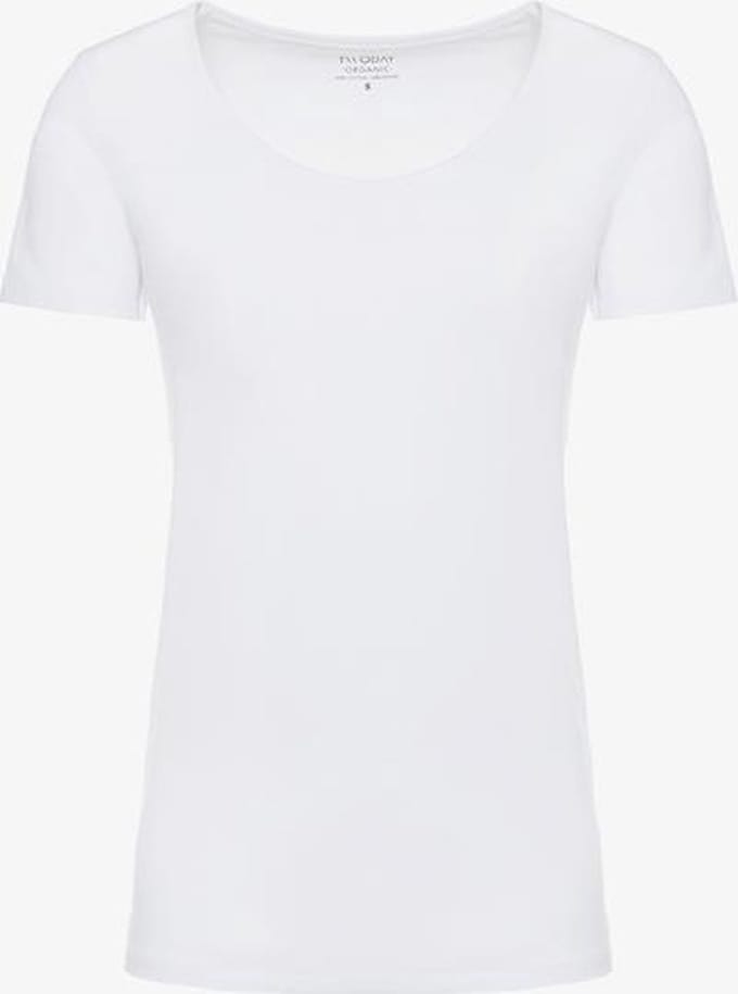 TwoDay dames T-shirt katoen wit - Maat S