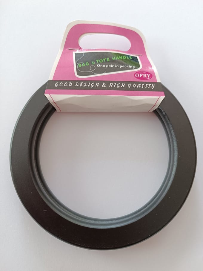 Opry Tasbeugel hout 1 paar rond 12 cm