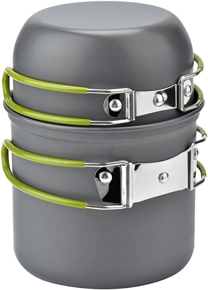 Aluminium Kookset voor Kamperen en Wandelen