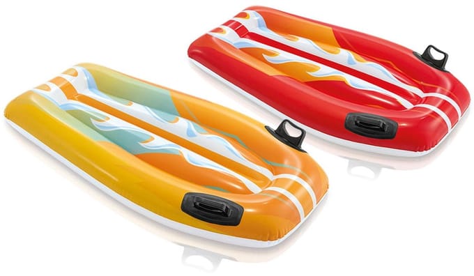 Opblaasbaar zwembord 112 x 62 cm INTEX 58165 oranje