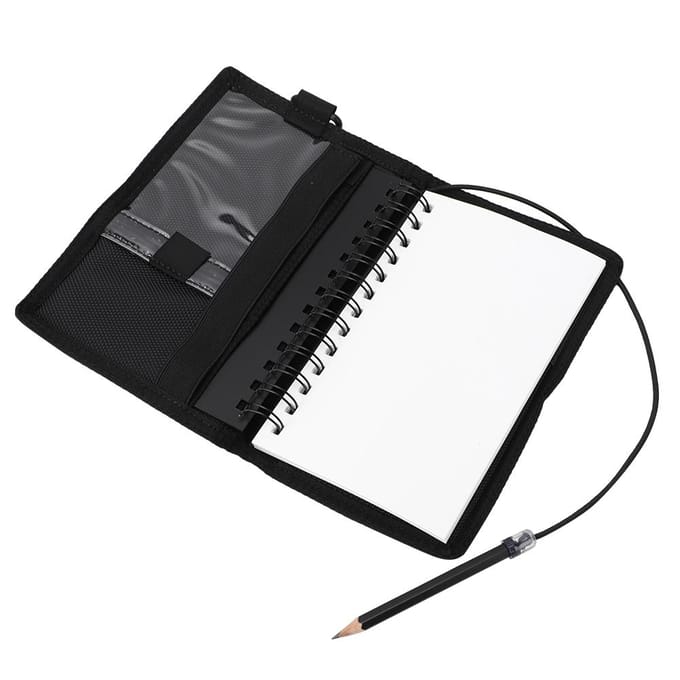 Bloc d'écriture sous-marin submersible Bloc-notes de plongée Bloc-notes Équipement de plongée étanche noir noir