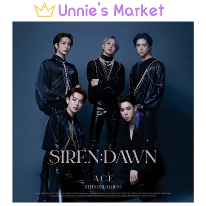 ACE 5e mini-album [SIREN : OCHTENDGLOREN] RANDOM black