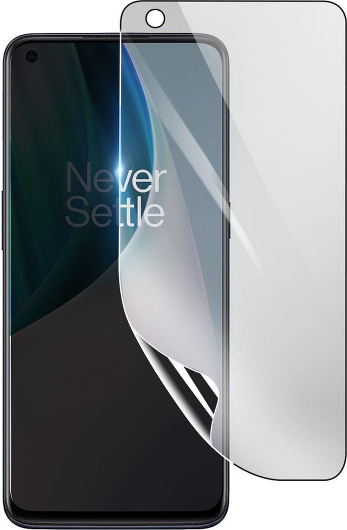 3mk, Geschikt voor Oneplus Nord N10 5G, Schokbestendige Hydrogel Screenprotector, Transparant