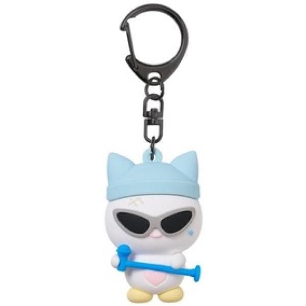 2026 aespa LIVE TOUR - SYNK : aeXIS LINE - in JAPAN, rubberen sleutelhanger WINTER white