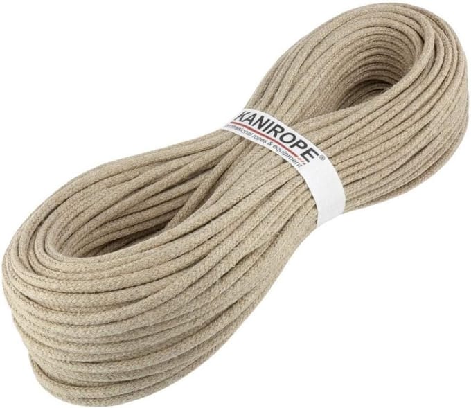 Gevlochten Hennep Touw 6mm Dikte - 10 Meter Lengte