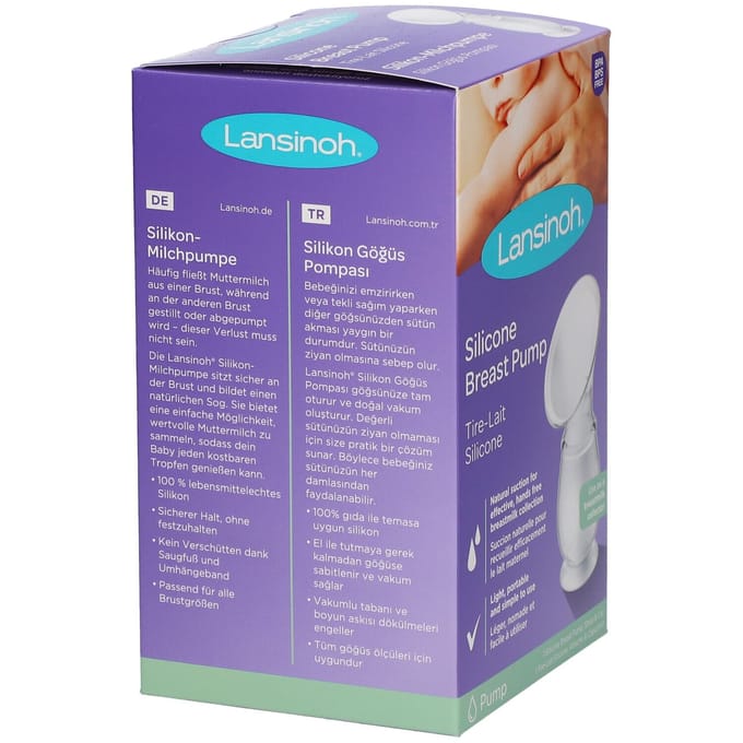 Lansinoh Silicone handkolf Moedermelkcollector Onbekend unisex