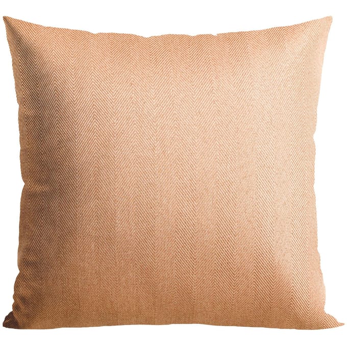 Decoratieve kussenhoes Visgraat Donkerbeige 40x40 cm