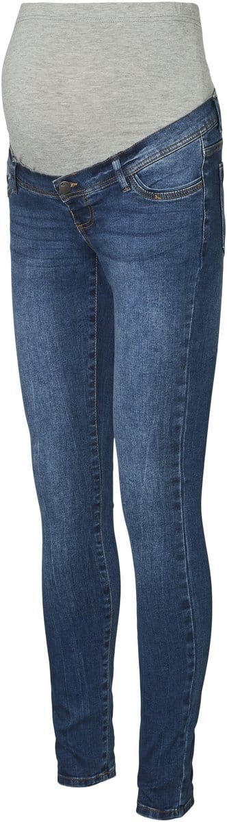 MAMALICIOUS - MLVANCOUVER SLIM DARK BLUE JEANS - Dames - Jeans