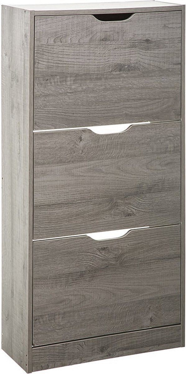 5Five Houten schoenenkast - Grijs