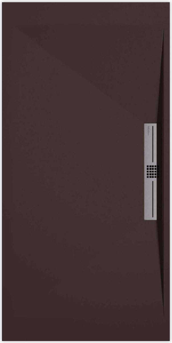 Sanifun douchebak Stone Side Chocolate Smooth 1300 x 900 S