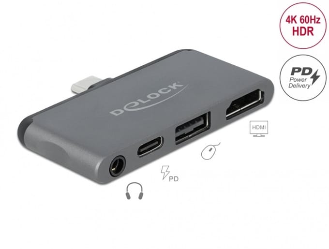 Mini Docking Station voor iPad Pro / mobiele apparaten met 4K 60 Hz