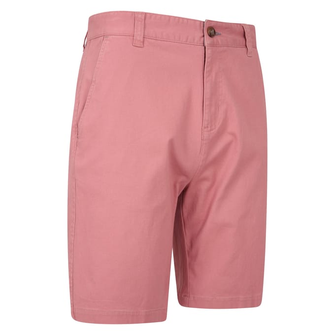 Mountain Warehouse Heren Biologische Chino Shorts (Roze)