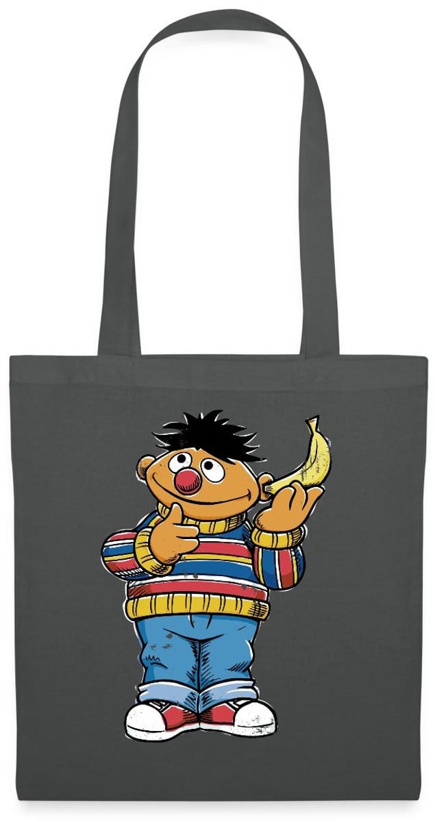 Sesamstraat Ernie Banana Telefoon Tas Van Stof Schoudertas