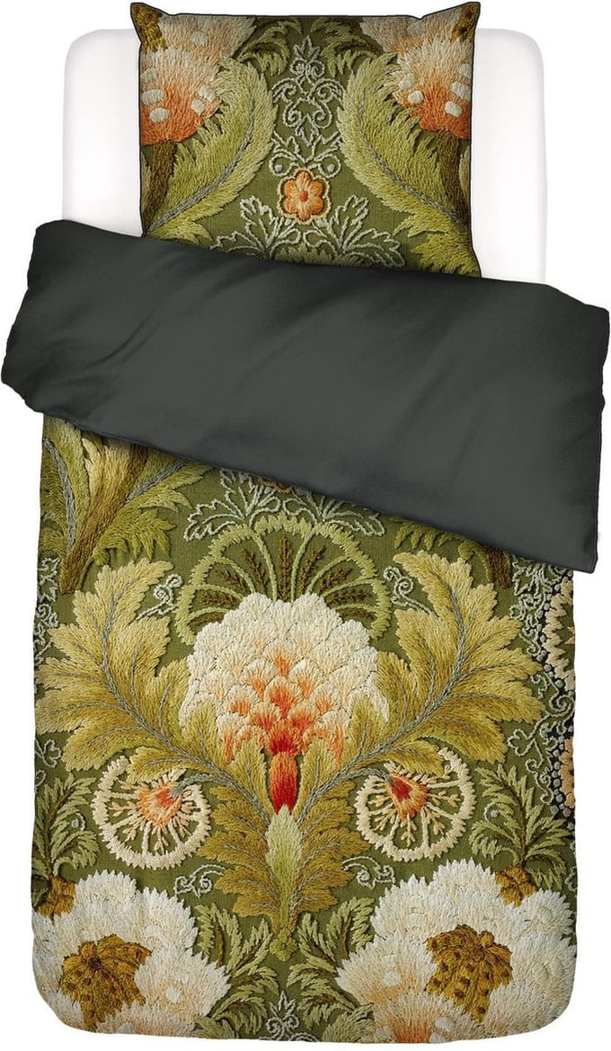 ESSENZA Noma Dekbedovertrek Thyme - Eenpersoons – 140x200/220 cm