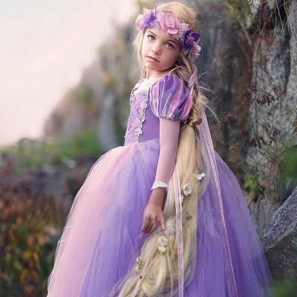 Jupes d'été et Robe de Princesse Cendrillon d'Halloween Robe de Gaze pour Filles Jupe Short 110cm bleu