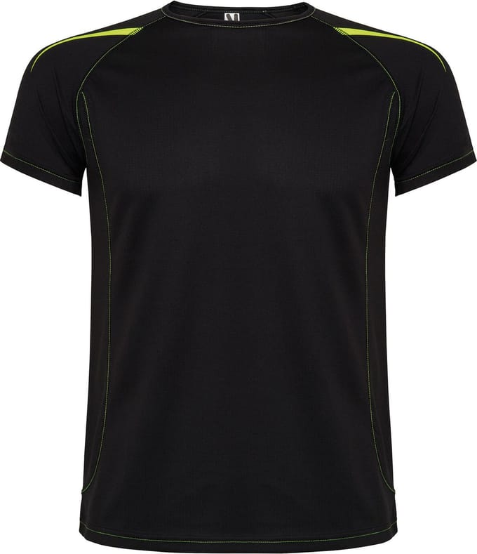Sportshirt unisex Sepang merk Roly maat S Zwart