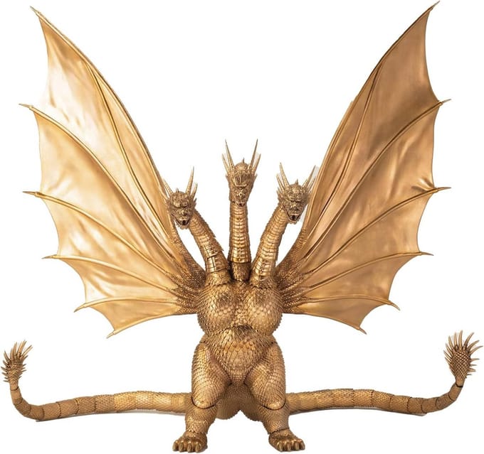 Godzilla en King Ghidorah figuur 25 cm - Spectaculaire actiefiguur