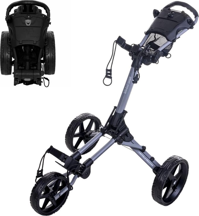 FastFold Square Golftrolley - Grijs Zwart