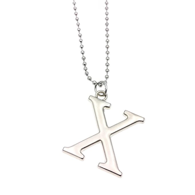 Ketting Met Letter - X