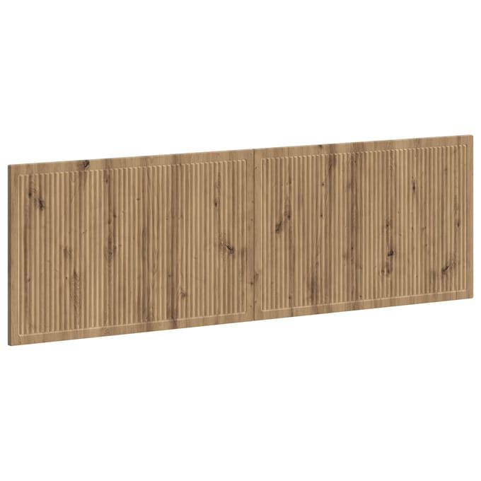 vidaXL - Wandgemonteerd - Hoofdbord - EDE - Artisanaal - eiken - Bewerkt - hout