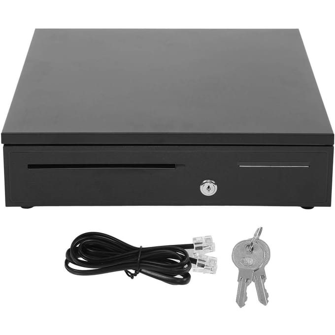 Kassalalade met Uitneembare Lade 1 Biljet 4/5 Muntvak RJ11 Interface Automatisch gray