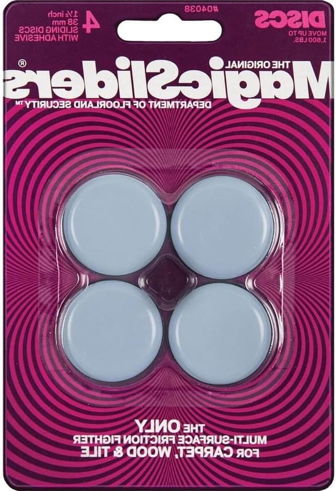 Meubel sliders - Vloerbeschermers - Meubels Verplaatsen - Zelfklevend - 4 stuks - Wit
