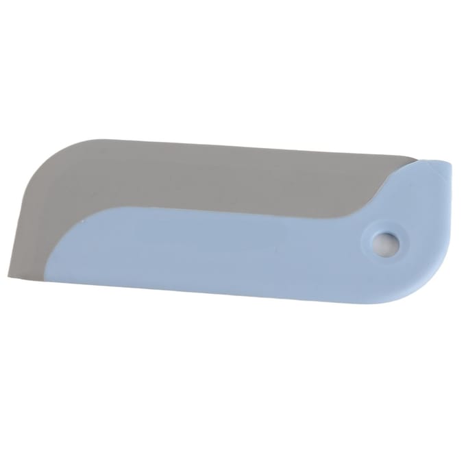 Kleine Rakel Waterafschraper Plastic Ergonomisch Afgeronde Rand Ophanggat Multifunctioneel Waterblad gray