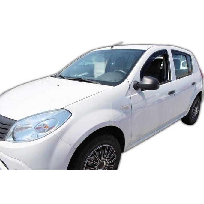 Déflecteurs d'air - HEKO - Dacia Stepway 1 (2008-2012) - Teinté fumé - Montage facile - Aérodynamique