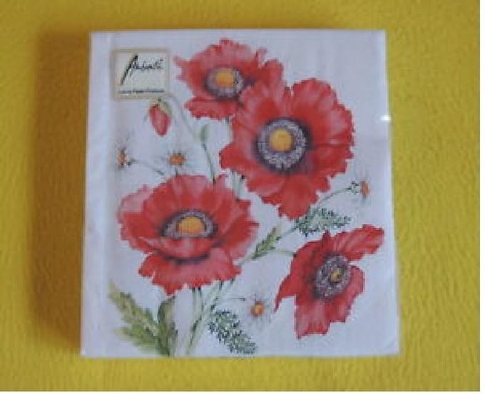 Ambiente Poppy Scene papieren servetten
