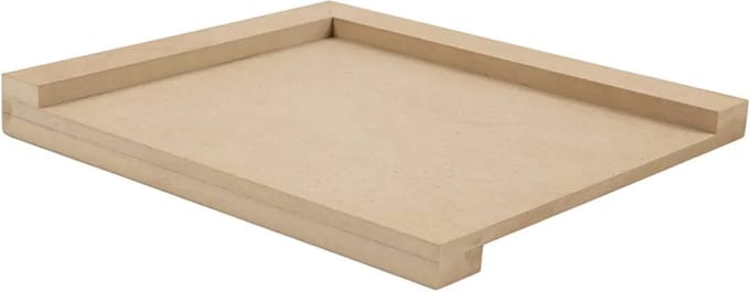 Houten Linoleumhouder Rechtshandig