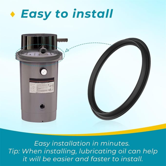 Membraanafdichting Vervanging Voor Hayward Perflex EC65 EC75 Filter ECX1105 G348 black