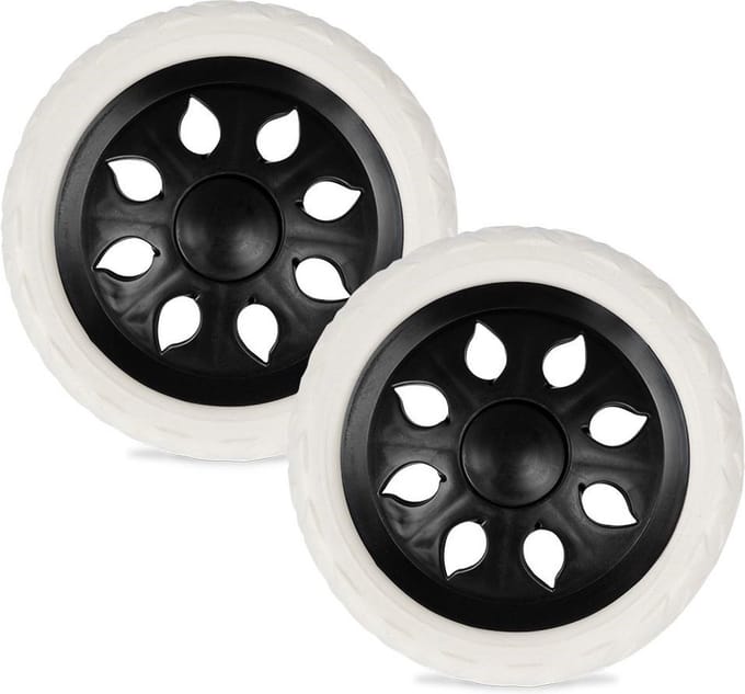 Orion Boodschappentrolley Kunststof - 16 cm - 2 Stuks - Zwart
