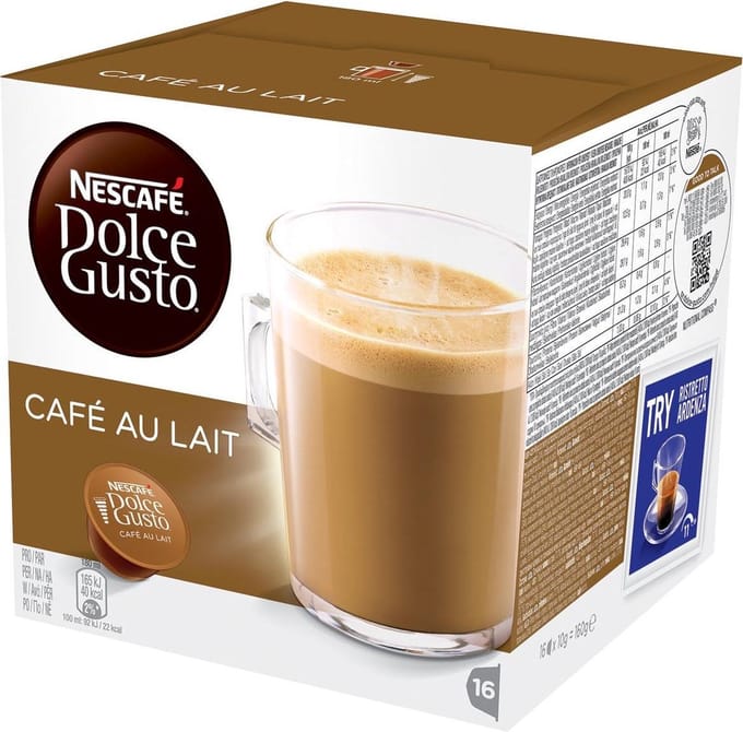 Dolce Gusto Cafe au lait - 6 x 16 stuks
