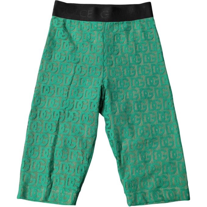 Kant Shorts Met Geborduurd Patroon