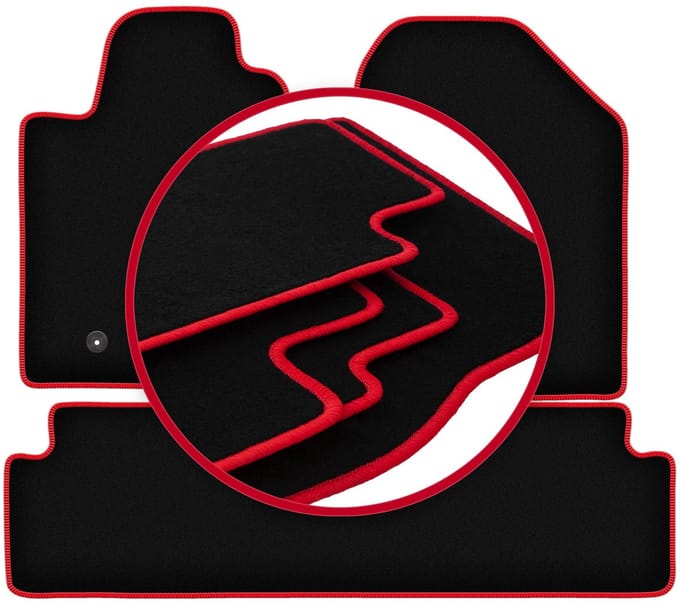 CARLUX-RED automatten voor: Toyota Corolla Verso II minivan (2004-2009)