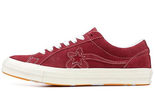 One Star Golf Le Fleur x One Star Converse Ox 'Mono Red' 162132C 37.5 brown