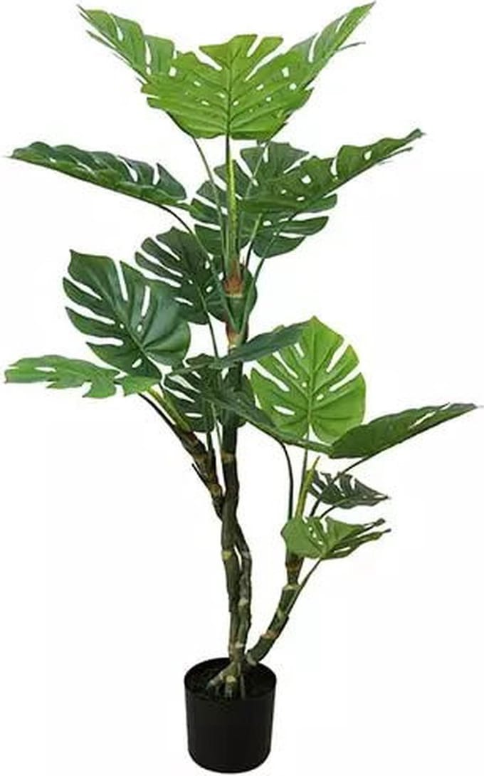 Kunstplant Monstera 3-stam - 135 cm