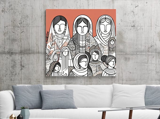 Kunstprint | Wanddecoratie | Dibond | 30 × 30 cm