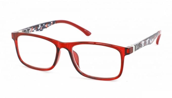 Leesbril Elle Eyewear EL15934 rood +2.50