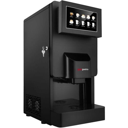 GGM Gastro Heißgetränkeautomat - 10 Programme - 10,1 Zoll Touchscreen - 4 Pulverbehältern