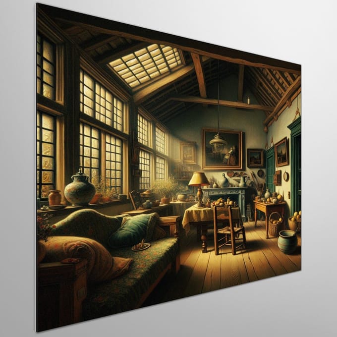 Kunstprint | Wanddecoratie | Dibond | 40 × 40 cm