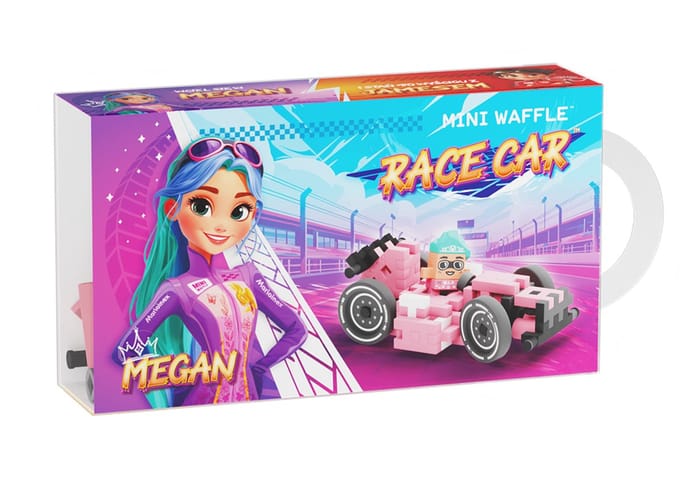 Mini wafel blokken race car Megan - Marioinex - vanaf 6 jaar