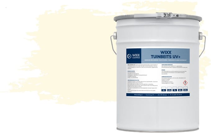 Wixx Tuinbeits UV+ - 5L - RAL 1015 | Ivoorwit