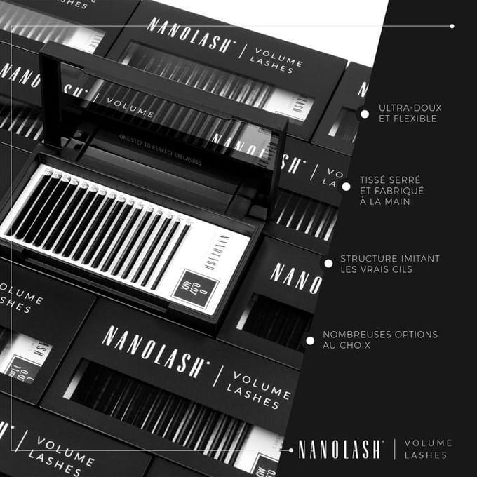 Nanolash Volume Lashes Nepwimpers - 0.05 D - 6-13mm