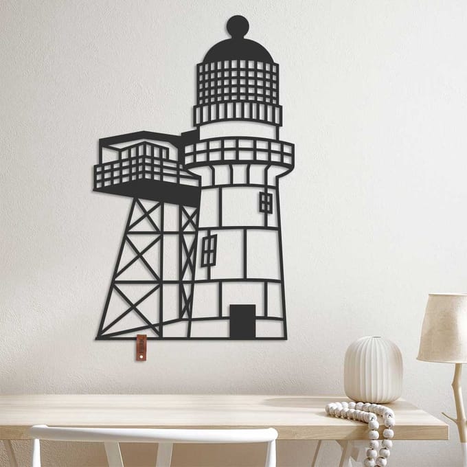 FBRK. Geometrische Vuurtoren Vlieland - Chalky Grey