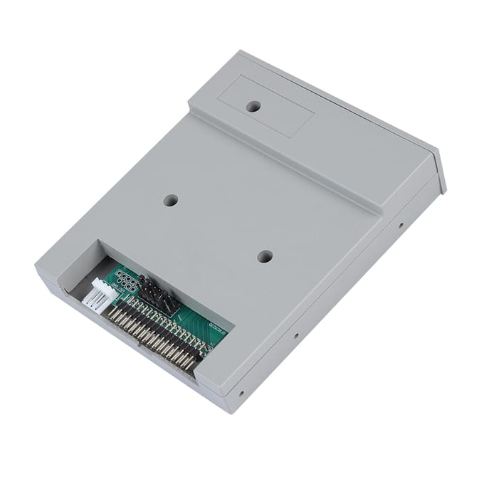 SFR1M44‑U100 3.5in 1.44MB USB SSD Diskette Drive Emulator Plug and Play gray