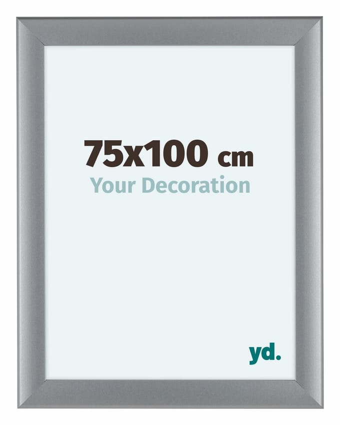 Your Decoration - Fotolijst 75x100 cm - MDF - Zilver Mat - Como