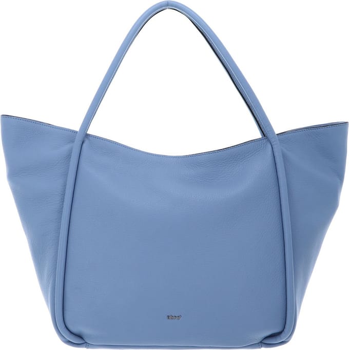 abro Leren Schoudertas Leather Dalia Shopper Willow Light Blue / Fairy Lichtblauw